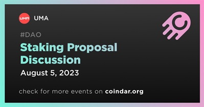 UMA to Discuss Increasing Staking Profitability on Discord on August 5