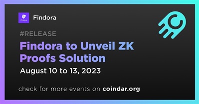 Findora to Unveil ZK Proofs Solution