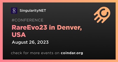 SingularityNET to Attend RareEvo23 in Denver on August 26th
