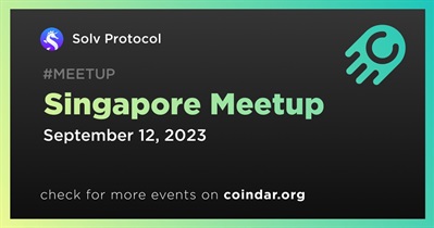 Solv Protocol to Host Meetup in Singapore on September 12th