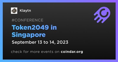 Klaytn to Participate in Token2049 in Singapore