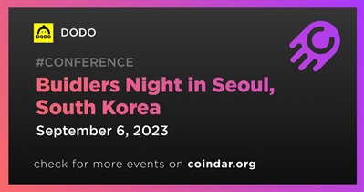 DODO to Participate in Buidlers Night in Seoul on September 6th