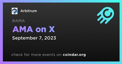 Arbitrum to Host AMA on X With Sugarcane on September 7th