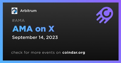 Arbitrum to Hold AMA on X on September 14th