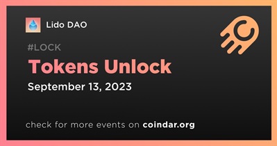 0.17% of LDO Tokens Will Be Unlocked on September 13th