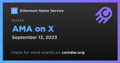 Ethereum Name Service to Hold AMA on X