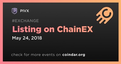 Listing on ChainEX