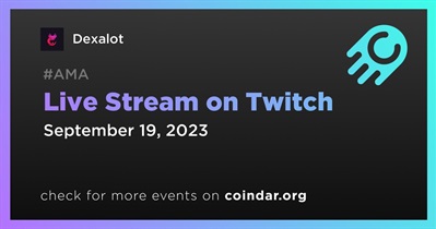 Dexalot to Hold Live Stream on Twitch on September 19th