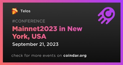 Telos to Participate in Mainnet2023 in New York on September 21st
