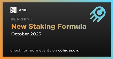 Ari10 to Launch New Staking Formula