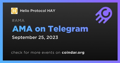 Helio Protocol HAY to Hold AMA on Telegram on September 25th