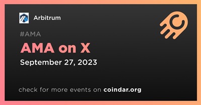 Arbitrum to Hold AMA on X on September 27th