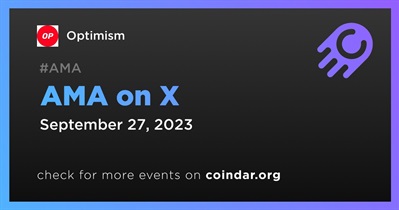 Optimism to Hold AMA on X
