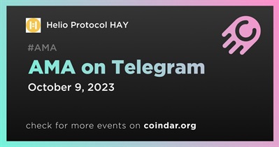 Helio Protocol HAY to Hold AMA on Telegram on October 9th