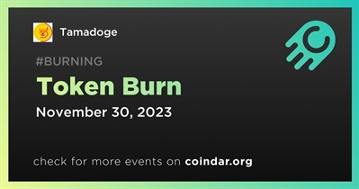 Tamadoge to Hold Token Burn on November 30th