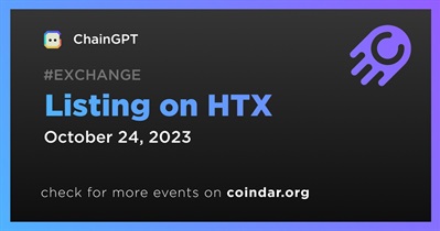 ChainGPT to Be Listed on HTX on October 24th