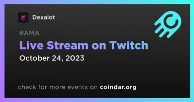 Dexalot to Hold Live Stream on Twitch on October 24th
