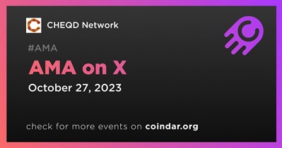 CHEQD Network to Hold AMA on X on October 27th