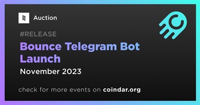 Auction to Release Bounce Telegram Bot
