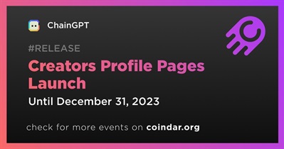 ChainGPT to Open Creators Profile Pages in Q4