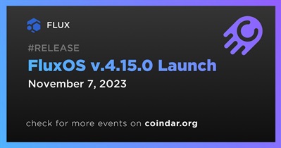 FLUX to Release FluxOS v.4.15.0 on November 7th