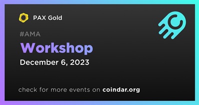 PAX Gold to Host Workshop on December 6th