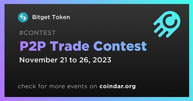 Bitget Token to Host P2P Trade Contest