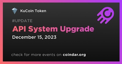 KuCoin Token to Upgrade API System on December 15th