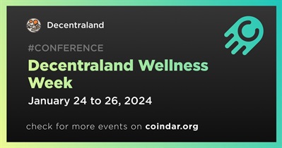 Decentraland to Host Decentraland Wellness Week