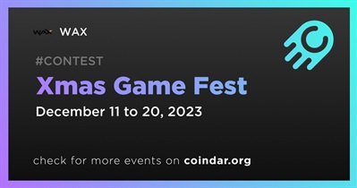 WAX to Host Xmas Game Fest