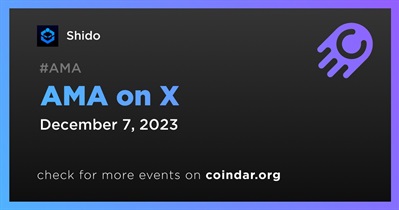 Shido to Hold AMA on X on December 7th
