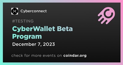 Cyberconnect to Launch CyberWallet Beta Program on December 7th