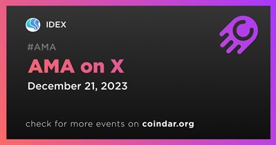 IDEX to Hold AMA on X on December 21st