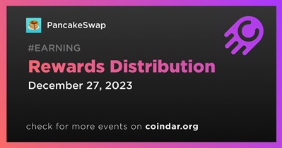 PancakeSwap to Distribute Rewards on December 27th