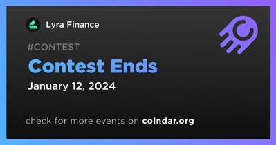 Lyra Finance to Finish Contest on January 12th