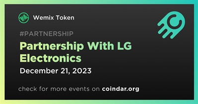 Wemix Token Partners With LG Electronics