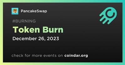PancakeSwap to Hold Token Burn on December 26th