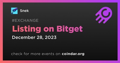 Snek to Be Listed on Bitget on December 28th