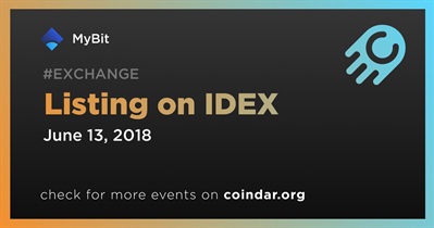 Listing on IDEX