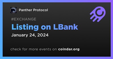 Panther Protocol to Be Listed on LBank on January 24th