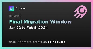 Cripco Announces Final Migration Window
