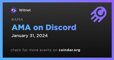 Witnet to Hold AMA on Discord on January 31st