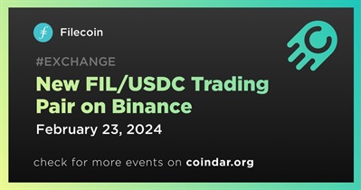 Binance to Add FIL/USDC Trading Pair on February 23rd