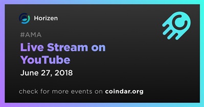 Live Stream on YouTube