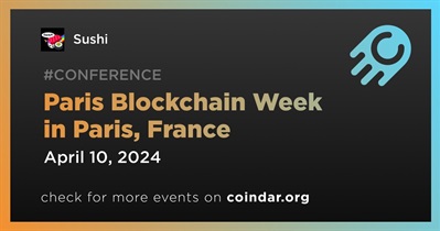 Sushi to Participate in Paris Blockchain Week in Paris
