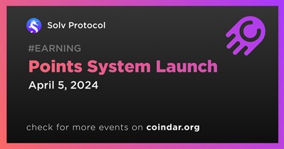 Solv Protocol to Launch Points System