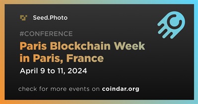 Seed.Photo to Participate in Paris Blockchain Week in Paris on April 9th