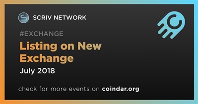 Listing on New Exchange