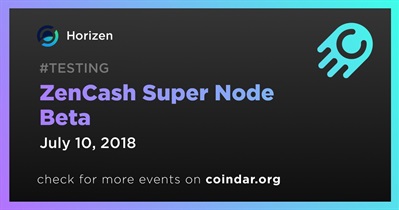 ZenCash Super Node Beta