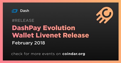 DashPay Evolution Wallet Livenet Release